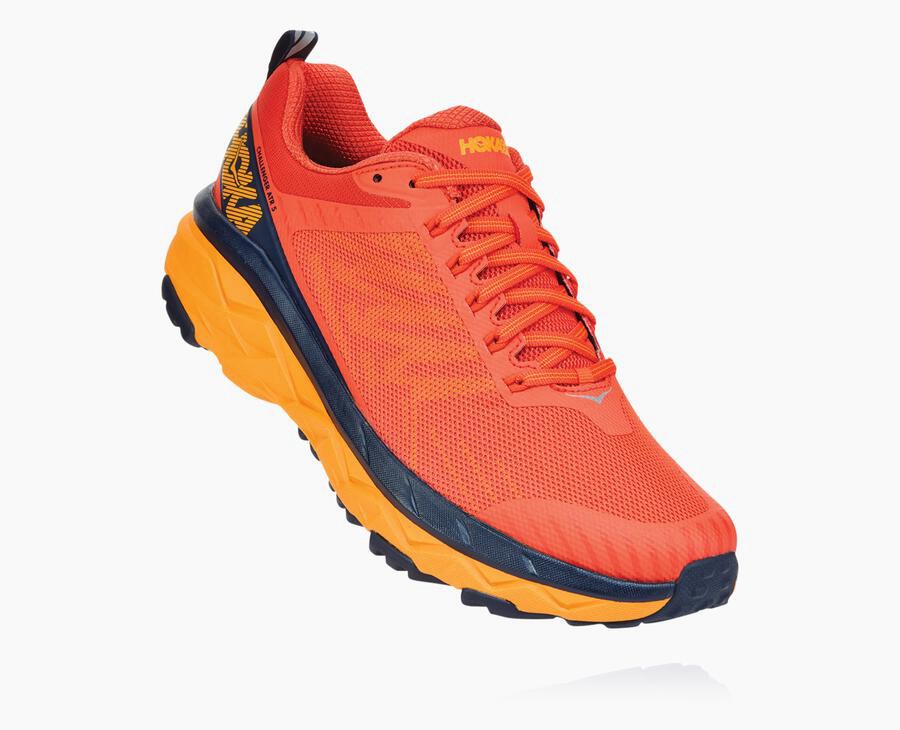 Hoka Australia One One Challenger ATR 5 - Mens Trail Shoes Red - VULEW-2540